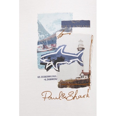 Памучна тениска Paul&Shark Knitwear (15311640)