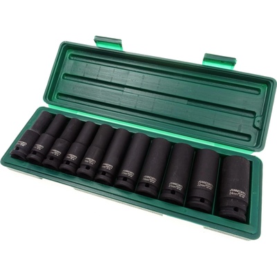 JONNESWAY S03AD4111S Sada úderových hlavic 1/2", prodloužené, 11 ks, 10-24 mm – Hledejceny.cz