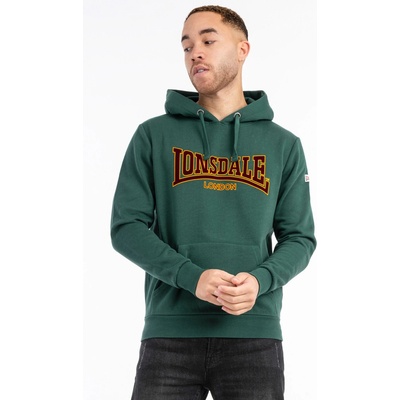Lonsdale Men's hooded sweatshirt zelená
