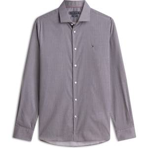 Tommy Hilfiger Риза с дълъг ръкав Tommy Hilfiger Men's Long Sleeve Patterned Shirt - Black