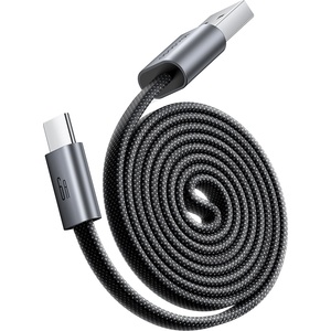 Mcdodo Кабел за данни Mcdodo Self-Winding Series (CA-1200) - USB към Type-C, ултратънък магнитен, 6A, 1m - Черен