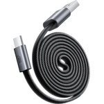 Mcdodo Кабел за данни Mcdodo Self-Winding Series (CA-1200) - USB към Type-C, ултратънък магнитен, 6A, 1m - Черен