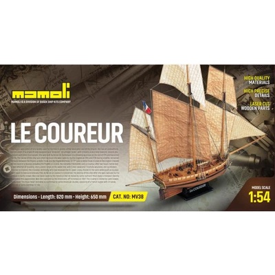 Mamoli Le Coureur 1776 1: 54 комплект