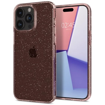 Spigen Liquid Crystal Glitter, rose quartz - iPhone 15 Pro Max (ACS06560)