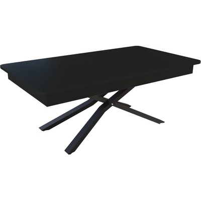 IVM BG Разтегателна маса Мегара с повдигащ механизъм - черен мат