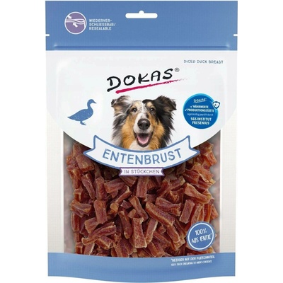 Dokas filé v kouskách Psí pamlsek Kachní Filé 200 g