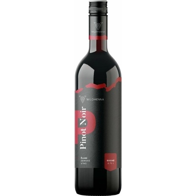 Krabička na víno s gravírováním věku Víno: Pinot Noir 2019 - Wilomenna