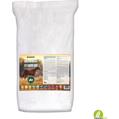 MIKROS Horse Vit amino min Granulovaný doplněk s aminokyselinami vitaminy a minerály 15 kg – Zboží Mobilmania