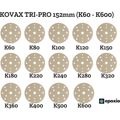 Sada brusných kotoučů Kovax Tri-Pro152 mm