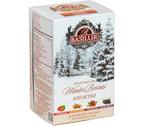 Basilur Winter Berries Assorted 20 x 2 g