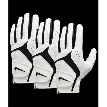 Nike Голф ръкавица Nike Dura Feel X Golf Glove (3 Pack) - White/Black