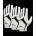 Nike Голф ръкавица Nike Dura Feel X Golf Glove (3 Pack) - White/Black