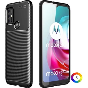 Image 1 of Motorola Moto G30 / G10 Удароустойчив Carbon Fiber Калъф и Протектор