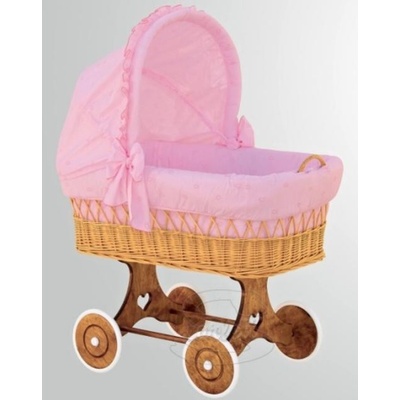 Scarlett Búdka k prútenému košu Méďa ružový