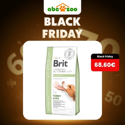 Brit Veterinary Diets GF dog Diabetes 12 kg