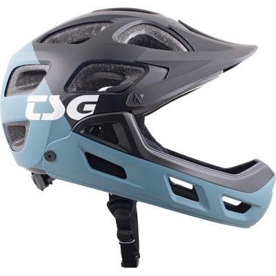 TSG Каска за планинско колоездене Tsg Seek Fr Graphic Design Bike helmet - Flow Black / Blue - размер L/XL 57-59 cm (851-1063-0212)