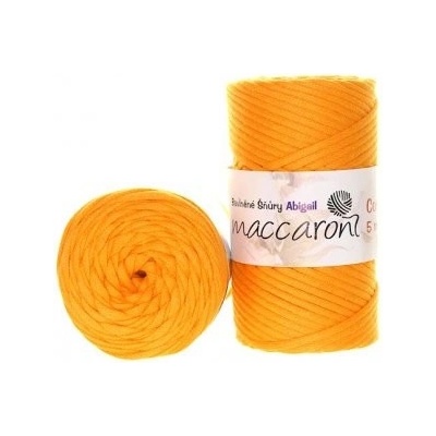 Maccaroni Bavlněné šňůry 5mm oranžová 41_406D