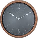 NeXtime Стенен часовник Cork сив (3509GS)