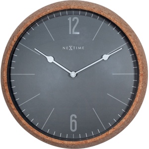 NeXtime Стенен часовник Cork сив (3509GS)