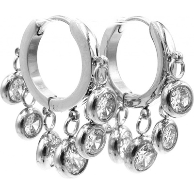 Steel Jewelry náušnice S PŘÍVĚSKY Chirurgická ocel NS231221