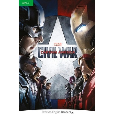 Pearson English Readers: Level 3 Marvel Captain America Civil War + Code