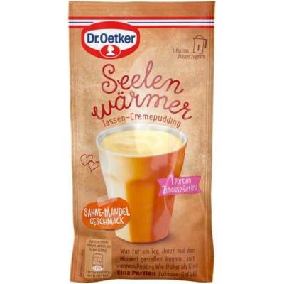 Dr. Oetker instantní pudink do hrníčku s příchutí smetany a mandlí 58g