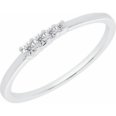 Eppi stříbrný prsten s lab grown diamanty Arne R49268