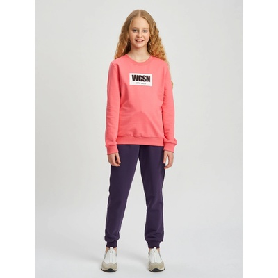 Winkiki Kids Wear dívčí tepláky Colourful Dreams šeříková