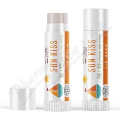 Wooden Spoon Opalovací balzám na rty Sun Kiss BIO 4,3 ml