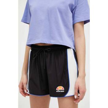 Ellesse Къс панталон Ellesse в черно с десен с висока талия (SRR17834)