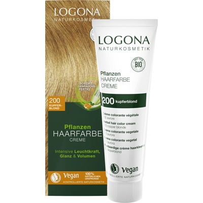 Logona Barva na vlasy krémová MĚDĚNÁ BLOND ECO VEGAN 150 ml