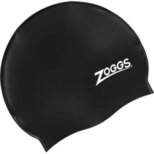 Zoggs Шапка за плуване Zoggs Silicone Cap Swim cap - Black - размер One Size (581-0210-0111)