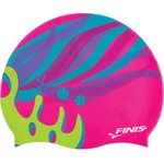Finis mermaid silicone cap crown синьо/розов