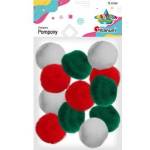 TITANUM Acrylic pompons mix 80pcs - mallbg - 19,89 лв