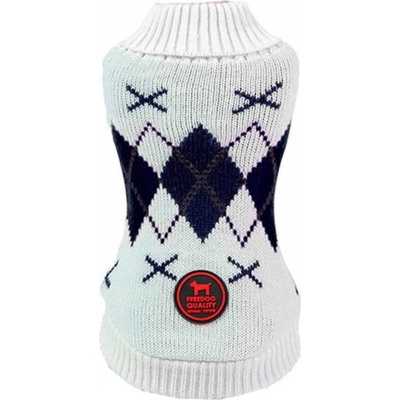 Freedog Jersey Diamond White кучешки пуловер - 0.1кг