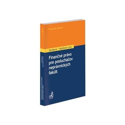 Finančné právo pre poslucháčov neprávnických fakúlt - SO_PU25