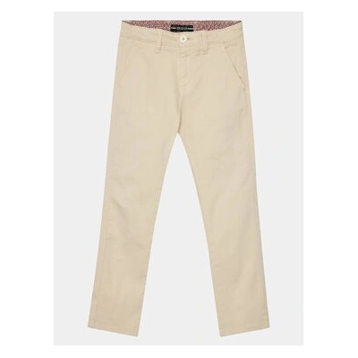 GUESS Текстилни панталони Chino L3BB00 WFPMA Бежов Regular Fit (Chino L3BB00 WFPMA)