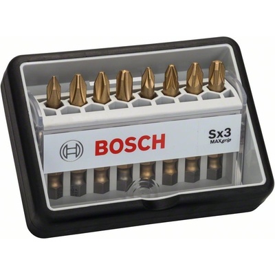 Skrutkovacie bity Bosch Max Grip, súprava Robust Line Sx3 - 2607002572
