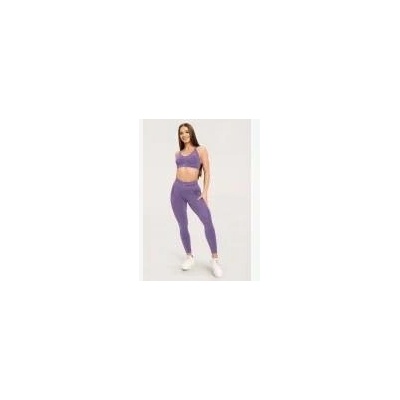 Gym Glamour Bezešvé legíny bez push-up efektu Violet
