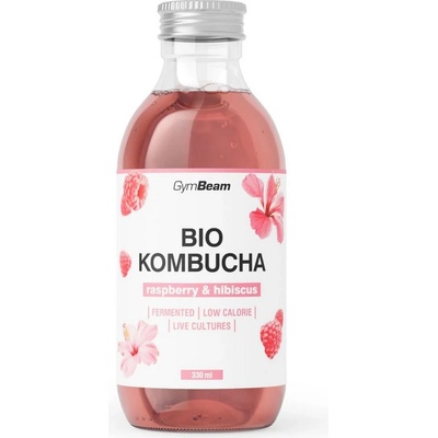 GymBeam BIO Kombucha Malina & Ibištek 330 ml – Zboží Dáma