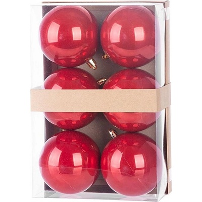 Baňky MagicHome červené 8cm 6ks