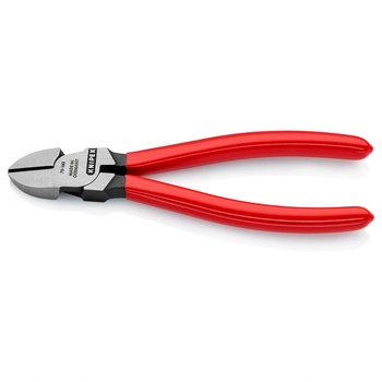 KNIPEX Клещи диагонални резачки, червена ръкохватка 160мм, Knipex (K7001160)