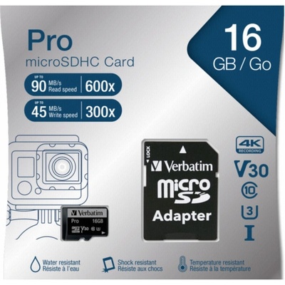 Verbatim MicroSDHC 16 GB 44082