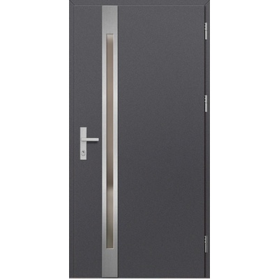 Erkado vchodové dveře Langen 1 Hladký Antracit 90 x 207,5 cm – Zboží Dáma