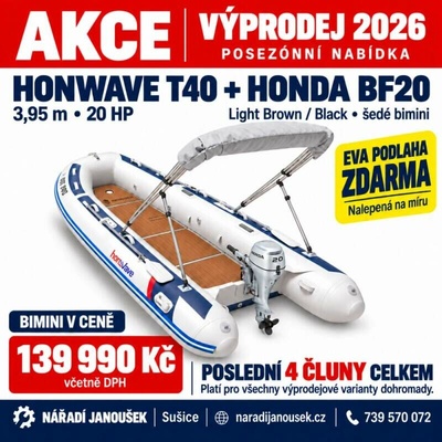 Honda HonWave T40 AE3 LG + motor Honda BF20 D3 SHU