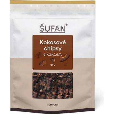 Šufan Kokosové chipsy s kakaem 125 g
