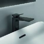 Ideal Standard Висок смесител за умивалник Ideal Standard Atelier Conca с изскачащ вентил в магнитно сиво (BC757A5)