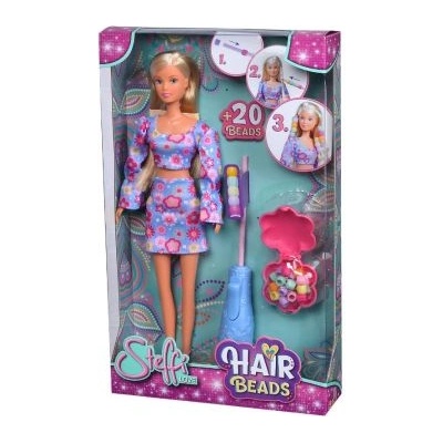 Simba Toys Steffi Love: Кукла Steffi с комплект мъниста за коса