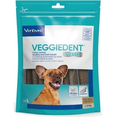 Virbac CET Veggiedent Fresh XS 15 ks psy do 5 kg