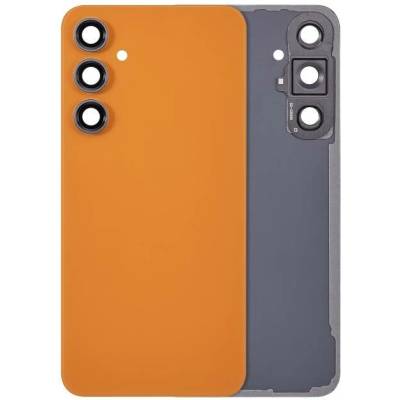 Zadní sklo s krytkou kamery Samsung Galaxy S23 FE 5G – Aftermarket Plus – oranžový SAM3655